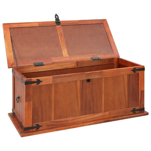 Galleria Design Storage Chest 90x45x40 cm Solid Acacia Wood