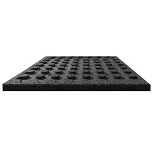 Galleria Design Fall Protection Tiles 6 pcs Rubber 50x50x3 cm Black