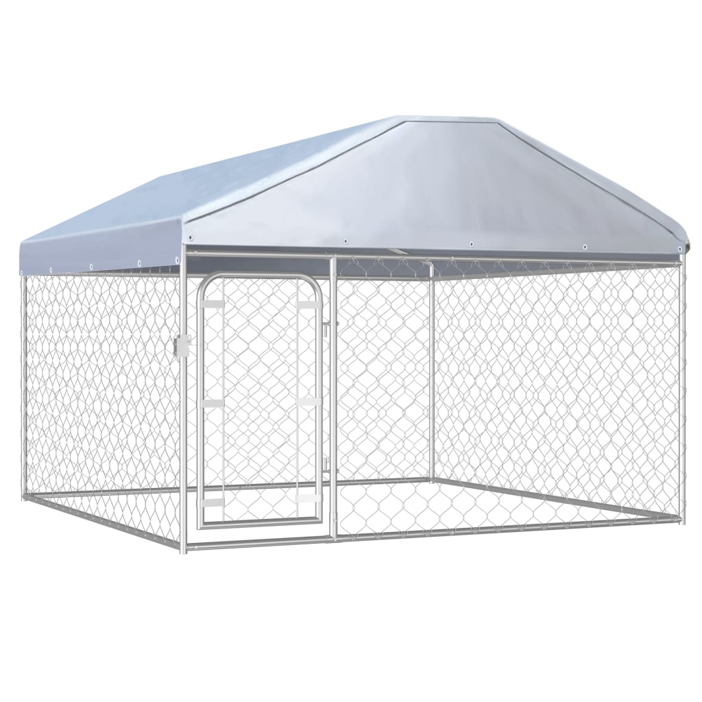 Galleria Design Outdoor Dog Kennel with Roof 200x200x135 cm