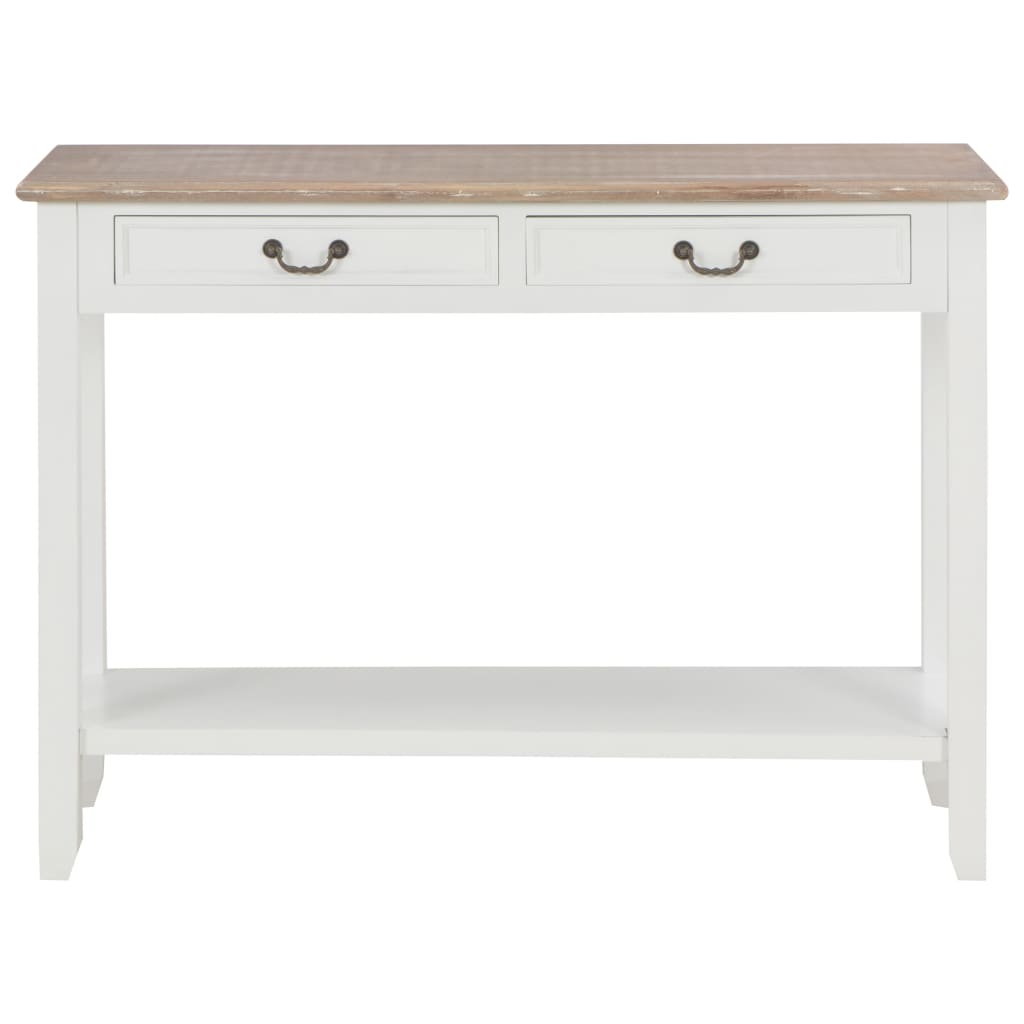 Galleria Design Console Table White 110x35x80 cm Wood