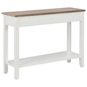 Galleria Design Console Table White 110x35x80 cm Wood