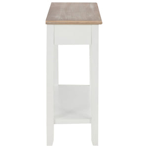 Galleria Design Console Table White 110x35x80 cm Wood