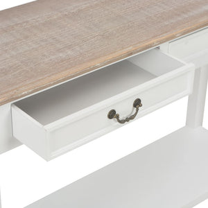 Galleria Design Console Table White 110x35x80 cm Wood