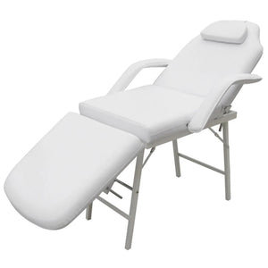 Galleria Design Portable Facial Treatment Chair Faux Leather 185x78x76 cm Black