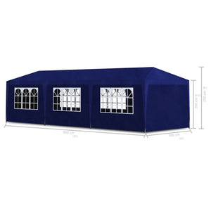 Galleria Design Party Tent 3x9 m Blue