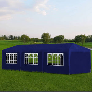 Galleria Design Party Tent 3x9 m Blue