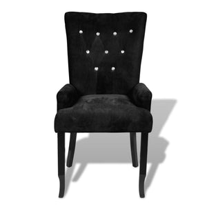 Galleria Design Armchair Black Velvet