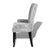 Galleria Design Armchair Silver Velvet