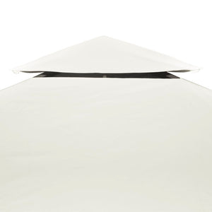 Galleria Design Gazebo Cover Canopy Replacement 310 g / m² Cream White 3 x 3 m