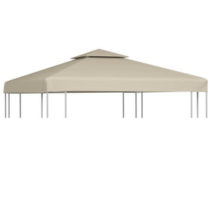 Galleria Design Gazebo Cover Canopy Replacement 310 g / m² Beige 3 x 3 m