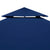 Galleria Design Gazebo Cover Canopy Replacement 310 g / m² Dark Blue 3 x 3 m