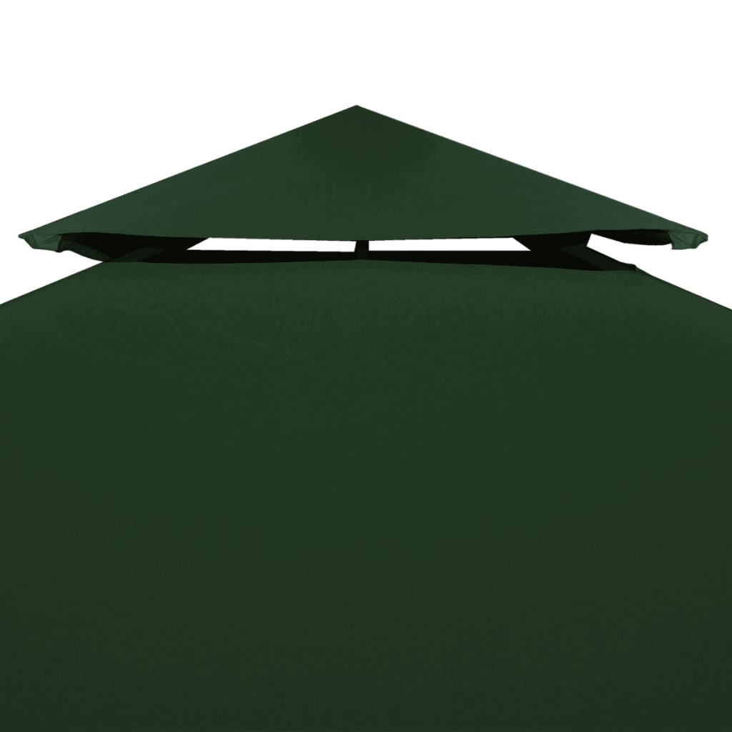 Galleria Design Gazebo Cover Canopy Replacement 310 g / m² Green 3 x 4 m