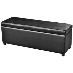 Galleria Design Long Storage Bench Wood Black