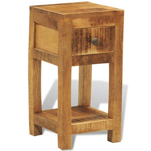 Galleria Design Nightstand with 1 Drawer Solid Mango Wood