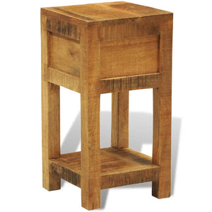 Galleria Design Nightstand with 1 Drawer Solid Mango Wood