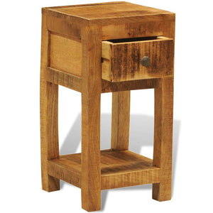 Galleria Design Nightstand with 1 Drawer Solid Mango Wood