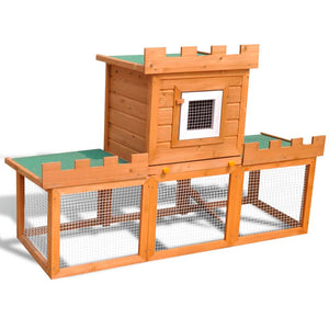 Galleria Design Outdoor Large Rabbit Hutch House Pet Cage Single House