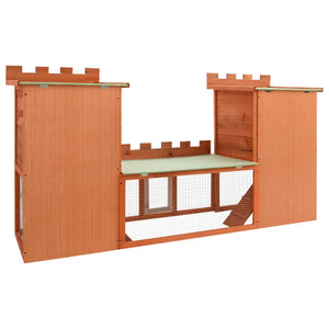 Galleria Design Outdoor Large Rabbit Hutch House Pet Cage Double House