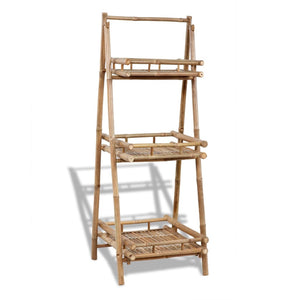 Galleria Design 3-Tier Folding Bamboo Plant Rack