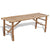 Galleria Design Beer Table with 2 Benches 100 cm Bamboo