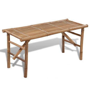 Galleria Design Folding Garden Bench 118 cm Bamboo