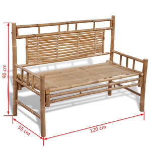 Galleria Design Garden Bench 120 cm Bamboo