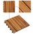 Galleria Design 10 pcs Acacia Decking Tiles 30 x 30 cm Vertical Pattern