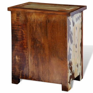 Galleria Design Nightstand with 2 Drawers Solid Reclaimed Wood