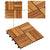 Galleria Design Decking Tiles 30 x 30 cm Acacia Set of 20