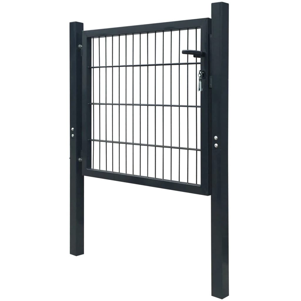 Galleria Design 2D Fence Gate (Single) Anthracite Grey 106 x 130 cm