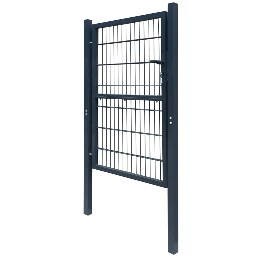 Galleria Design 2D Fence Gate (Single) Anthracite Grey 106 x 170 cm