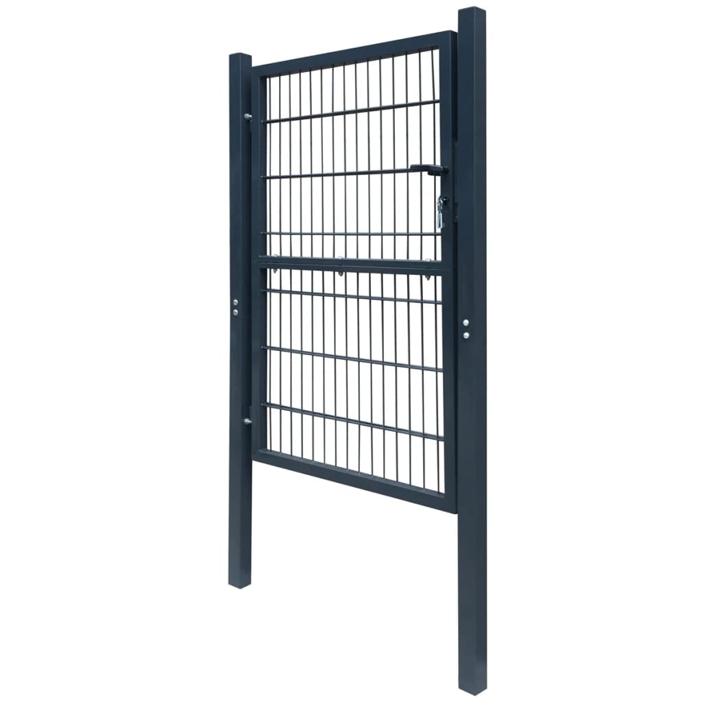 Galleria Design 2D Fence Gate (Single) Anthracite Grey 106 x 190 cm