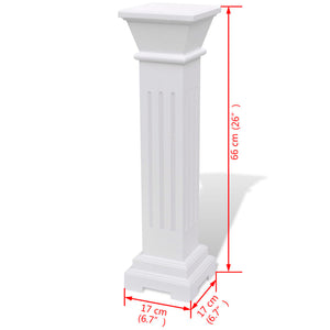 Galleria Design Classic Square Pillar Plant Stand MDF