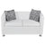 Galleria Design Sofa 2-Seater Artificial Leather White