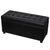 Galleria Design Storage Ottoman Artificial Leather Black