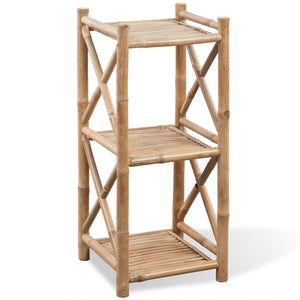 Galleria Design 3-Tier Square Bamboo Shelf