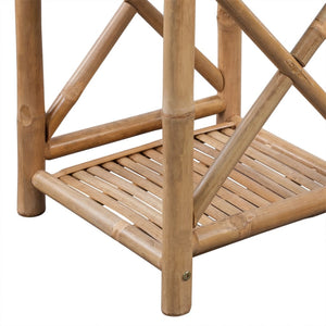 Galleria Design 3-Tier Square Bamboo Shelf