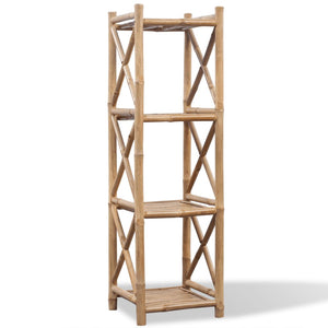 Galleria Design 4-Tier Square Bamboo Shelf