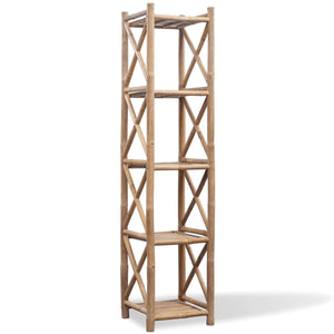 Galleria Design 5-Tier Square Bamboo Shelf