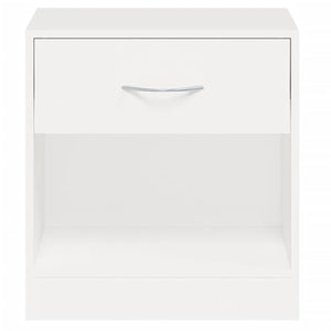 Galleria Design Nightstand 2 pcs with Drawer White