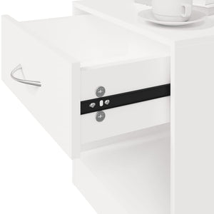 Galleria Design Nightstand 2 pcs with Drawer White