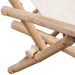 Galleria Design Outdoor Deck Chair Bamboo