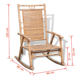 Galleria Design Rocking Chair Bamboo