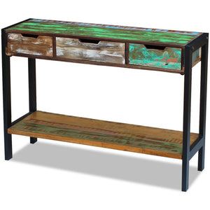 Galleria Design Sideboard 3 Drawers Solid Reclaimed Wood