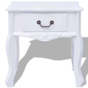 Galleria Design Bedside Cabinets 2 pcs MDF White