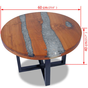 Galleria Design Coffee Table Teak Resin 60 cm