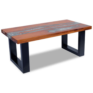 Galleria Design Coffee Table Teak Resin 100x50 cm