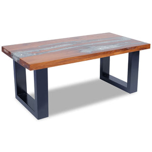 Galleria Design Coffee Table Teak Resin 100x50 cm