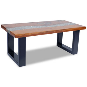 Galleria Design Coffee Table Teak Resin 100x50 cm