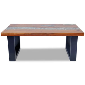 Galleria Design Coffee Table Teak Resin 100x50 cm